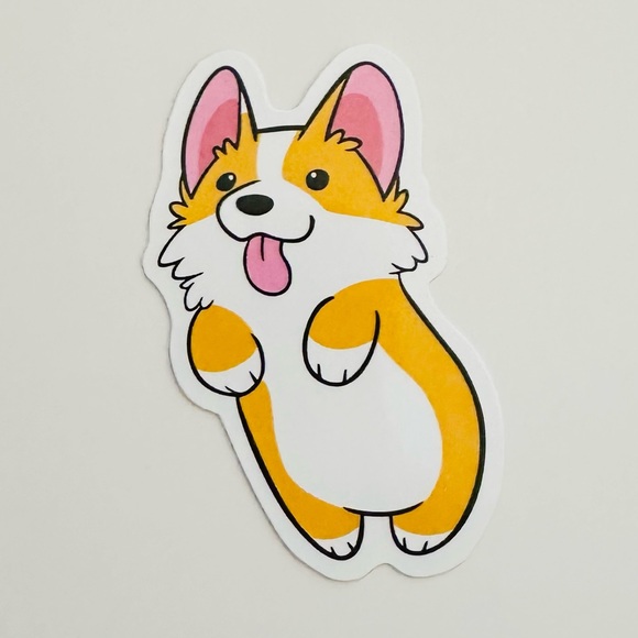 10/$10 Cute Corgi Sticker - Picture 1 of 1